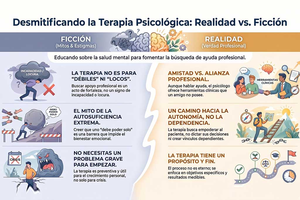 infografia mitos terapia psicologica infografia mitos terapia psicologica