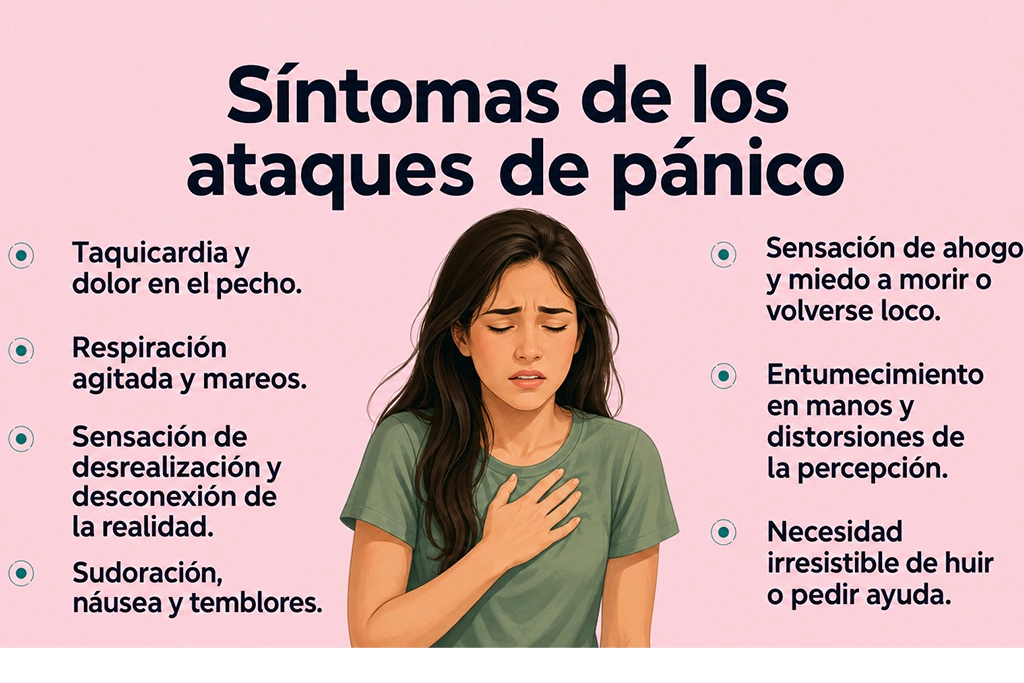 crisis de panico infografia crisis de pánico infografía
